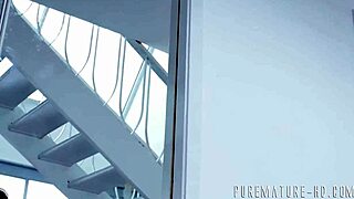 The buxom mature whore eagerly takes a big cock in her ass, moaning during the intense assfucking.