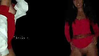 Two teenage girls take a leak on a public beach