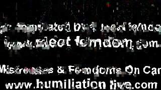 Get your pathetic little cock out of my face! 😏