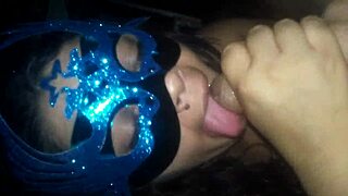 Lady performs rich blowjob part 2