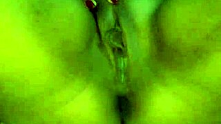 Horny friend squirts on bed during solo play