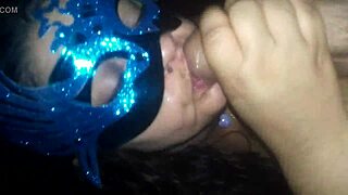 Lady performs rich blowjob part 2