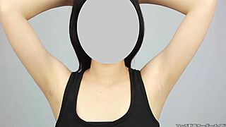 Asian Babe Worships Armpits In Fetish Scene!