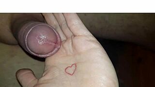 Blonde Milf Wife Swallows Cum with Passionate Handjob