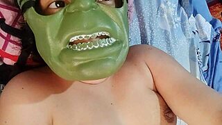 i dressed up for my stepdad and had a real orgasm while bent over.