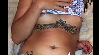 I stroke my girlydick hard, finger my ass, and eat my cum for you