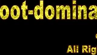 Stomping fetish with intense sucking action