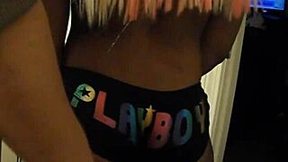 The cute ebony teen 18+ gets a firm spanking