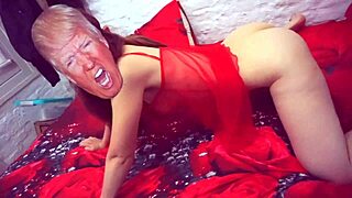 Sexy gay guy fucks Donald Trump hard from behind!