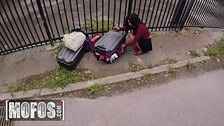 Gabriela Lopez Banged Hard Outdoors