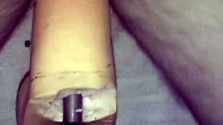 me pounding my huge 10-inch dildo hard 😈