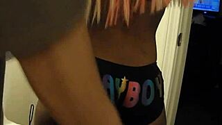 The cute ebony teen 18+ gets a firm spanking