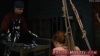 mistress binds slave in extreme bondage, dominating with strapon for full movie thrill