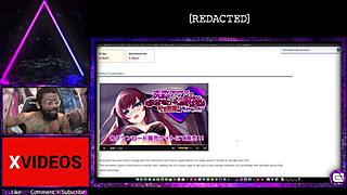 Hypno anime waifu trains cock and pussy with toys in game