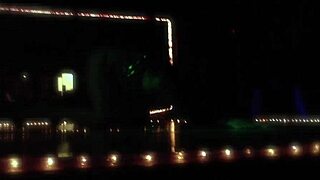 Mi esposa's first seductive dance on table stage