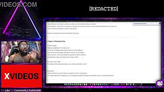 Hypno anime waifu trains cock and pussy with toys in game