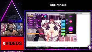 Hypno anime waifu trains cock and pussy with toys in game