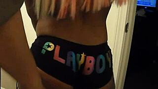 The cute ebony teen 18+ gets a firm spanking