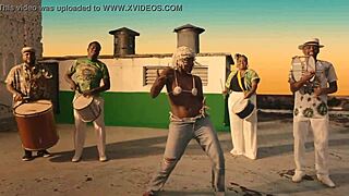 Iza is so sexy and semi-naked, ready for lesbian tits and blowjob fun.