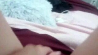 Cute teen 18+ masturbates with toys solo