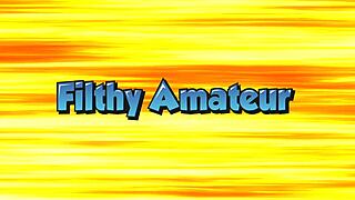 Samantha, 19-year-old black fuck doll, gets anal!