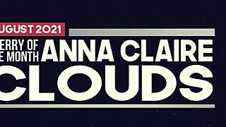 Petite blonde Anna Claire Clouds discusses her hobbies in a casual setting with friends