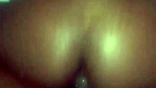 Ebony Nympho Takes Monster Black Cock