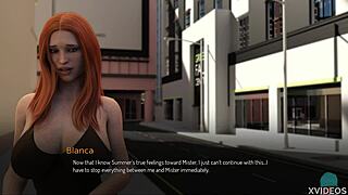 Bound teen babe almost caught.