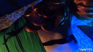 POV Horny babe does deepthroat on blowjob