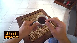 elle rose, you're such a horny dildo agent, he says as she bends over for intense pov action