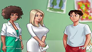 Summertime Saga Art Teacher Craves Cock