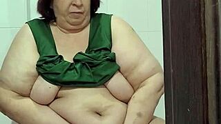 Coolmarina goes to bathroom and finds her fuck buddy waiting!