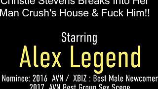 hot christie stevens has obsession with alex legend