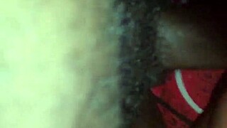 A stunning blonde babe bareback pussyfucked