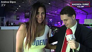 Andrea Dipre, that Mexican girl, looks amazing in this video.