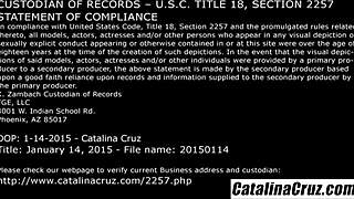 catalina cruz lonely housewife masturbates non-stop