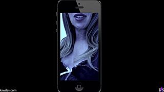 seductive milf dominates in cuckold scenario with pregnant brunette