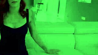 My unsatisfied redhead wife Nova Sky gives jerk off instructions