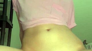 i ride my dildo until i cum, feeling the wetness drip from my tight shaved pussy.