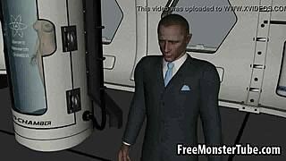 Foxy Blonde Babe Toys Her Wet Pussy In 3D