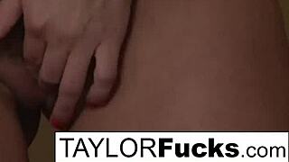 Taylor Vixen Teasingly Reveals Her Amazing Big Natural Tits In Nude Solo