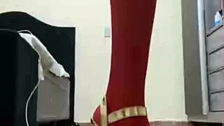 Bia Hot's Naughty Brunette Requests Naked Foot Massage