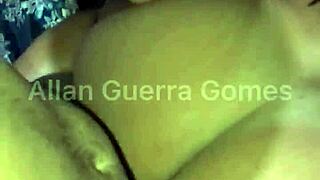 Mma Fighter Allan Guerra Gomes Delivers Quick Cumshot On Brunette's Big Ass