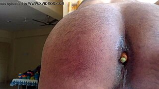 Solo Gay Butt Fucking With Carrot In Ass