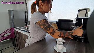 My Slut Wife Gives Blowjob