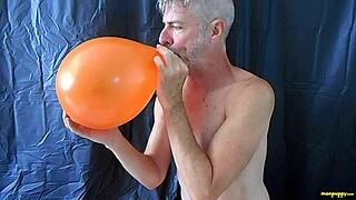 balloon play with horny gay dilf richard lennox