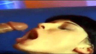 Blowjob Babe Receives a Big Spew in Her Mouth