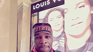 Daddy Gets My Pussy Wet with Ebony Booty Cum Compilation