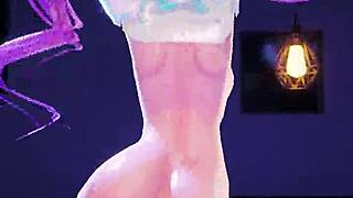 Can Tocoyami Towa conquer Bass Knight's wild MMD adventures?