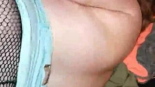 hot sexy ginger bent over